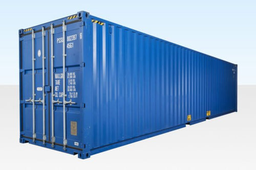 8Ft One Trip Shipping Container (blue)