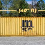 Standard 40 Ft x 8 Ft Shipping Containers